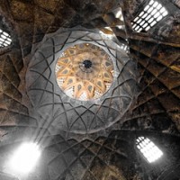 Interior Market Dome in Iran