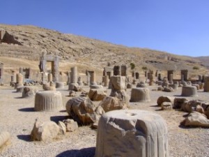 Pillars in Perseopolis