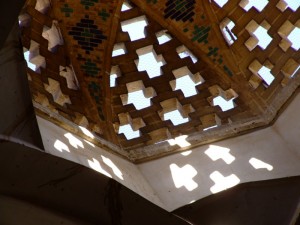 Intricate Mosque Roof in Iran (click to enlarge)