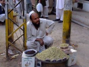 Freindly vendor in Pakistan