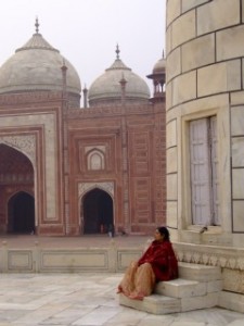 Buildings beside the Taj Mahal