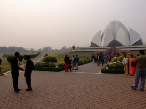 Lotus temple in Delhi, India