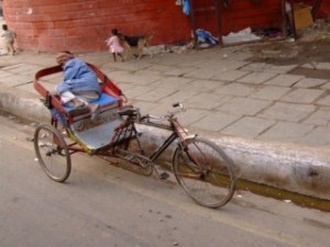 Cycle Rickshaw in India