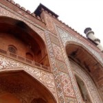 The Walls of Akbar's Tomb, Agra, Delhi, India