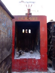 Incinerator on the Ganges, Varanasi, India