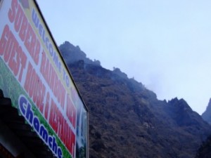 Mountain fires in Chamche, Nepal