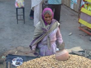 Indian Peanut Seller