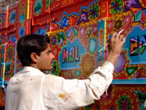 A Pakistani Truck Painter