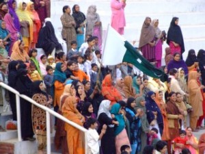 Segregated seating at the Wagah Border Ceremony