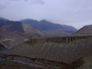 First view of Nepalese Mountains