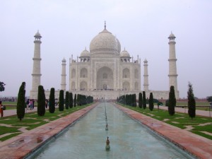 The Taj Mahal in Agra, India (click to enlarge)