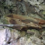 Small decomposing coffin in Sagada, The Philippines