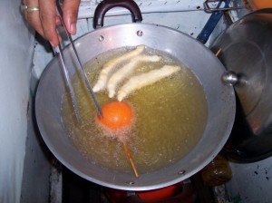 Deep Fried Tempura and Egg (click to enlarge)