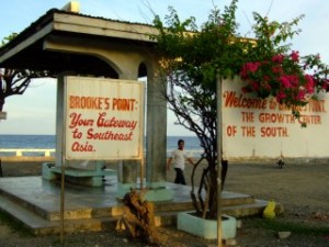 Brooke's Point, Palawan Welcome sign