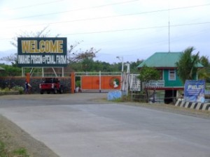 Entrance to Iwahig Prison and Penal Farm