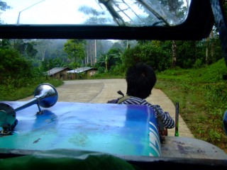 Taking a Jeepney from Sabang Taking a Jeepney from Sabang
