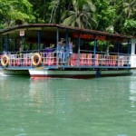 Karaoke, river boat in Bohol