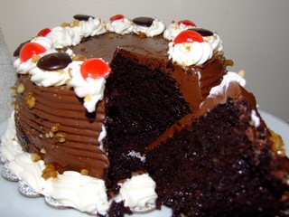 2-chocolate-cake-wwwthelongestwayhomecom A chocolate cake from the Philippines