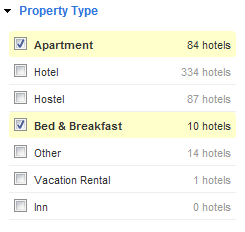 Hotel Booking by The Longest Way Home 4 Search for hotels using fast filters