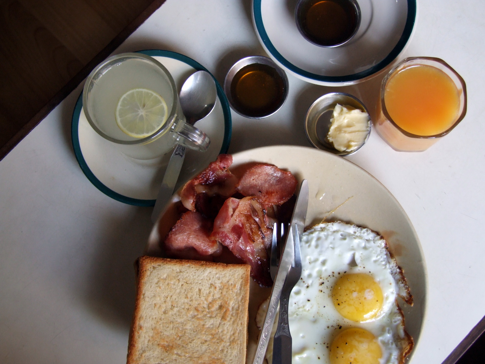 Bacon Breakfast in Nepal