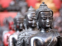 Souvenir statue of Buddha in Kathmandu