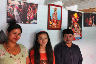 GIF of the Bajracharya family