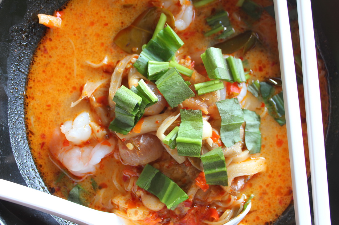 Tom Yam Soup with Prawns from Thailand