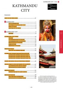 Kathmandu city table of contents 2016