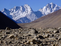 Road to Everest from Tibetan side