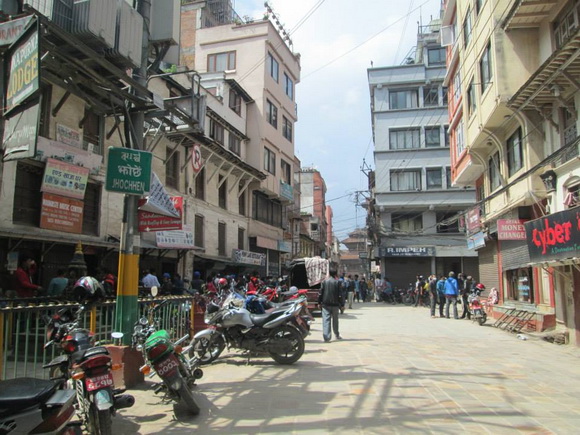 Kathmandu Durbar Square from Freak Street