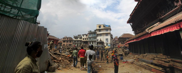Kathmandu city after the earthquake