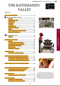 Kathmandu Valley Table of Contents 1