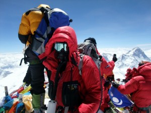 Mark Horrell on Everest Summit