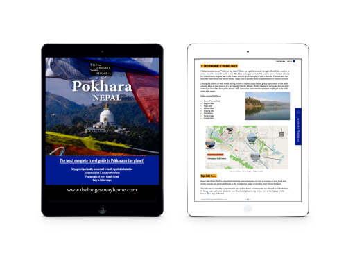 Pokhara travel guidebook on ipad in 2018!