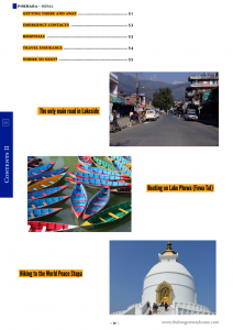 Pokhara guidebook table of contents 2