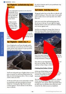 Everest Base Camp trek guidebook map