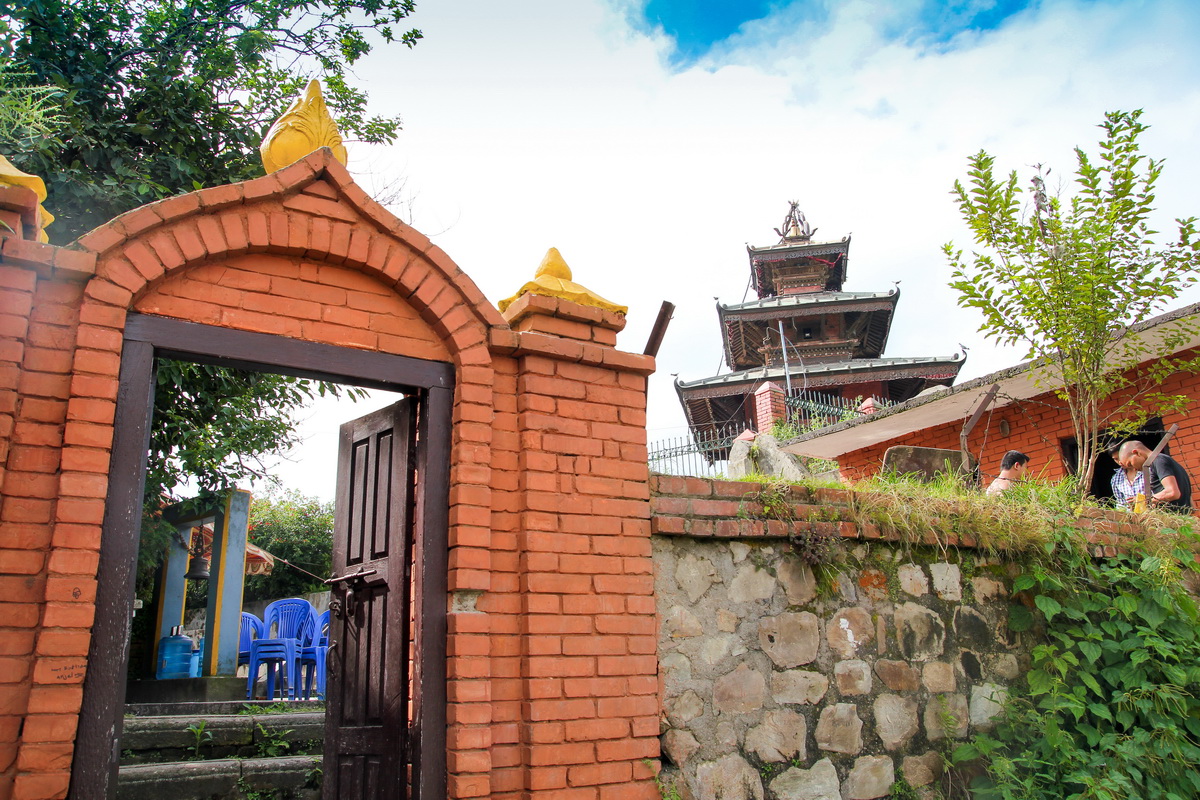 Bhagwati temple and gate Dhulikhel, Nepal