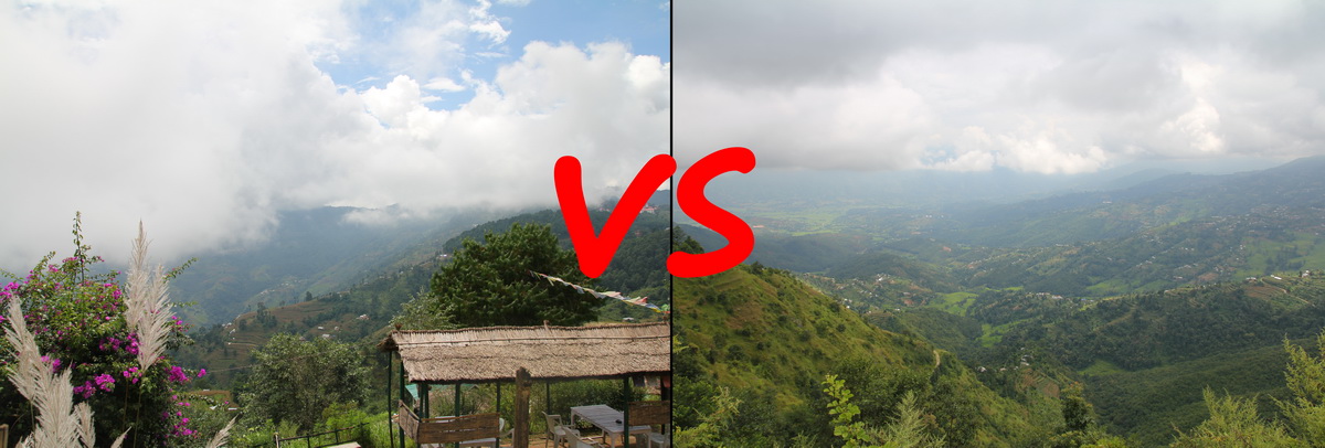 Nagarkot vs Dhulikhel, Nepal