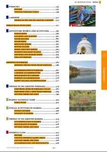 Nepal guide book table of contents 6-min