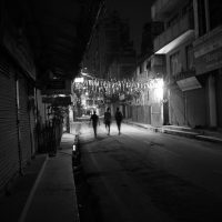 Walking home in Thamel at night, Kathmandu