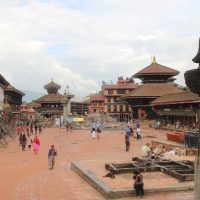Bhaktapur Durbar Square in 2017 Nepal