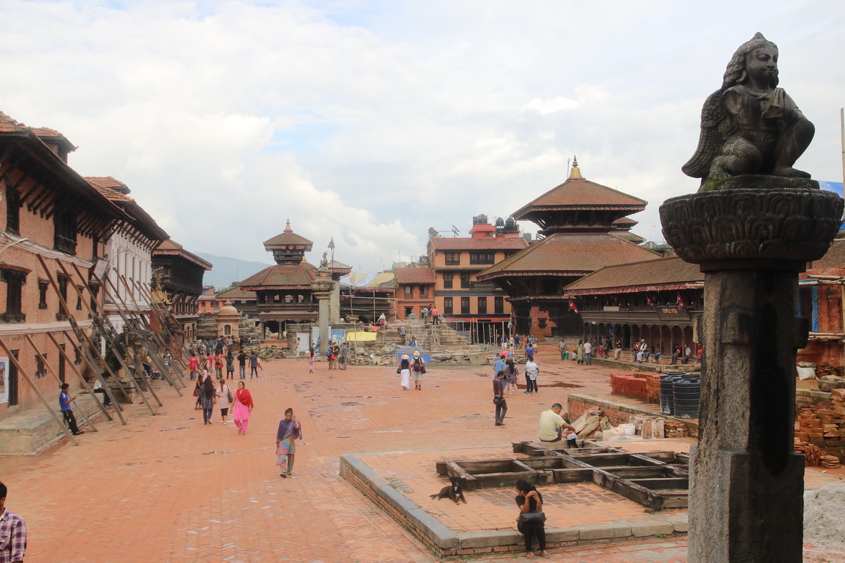 Bhaktapur Durbar Square in 2017 Nepal