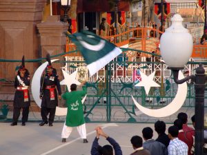 Wagah Border changing of the guard