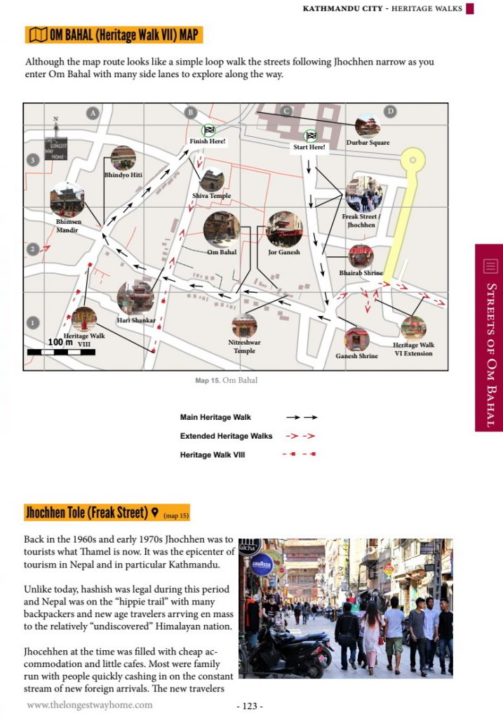 Om Bahal Heritage Walk Map