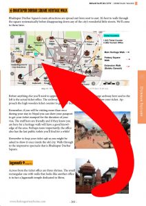 Map of Bhaktapur Durbar Square