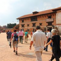 Walking tour of Bhaktapur Nepal