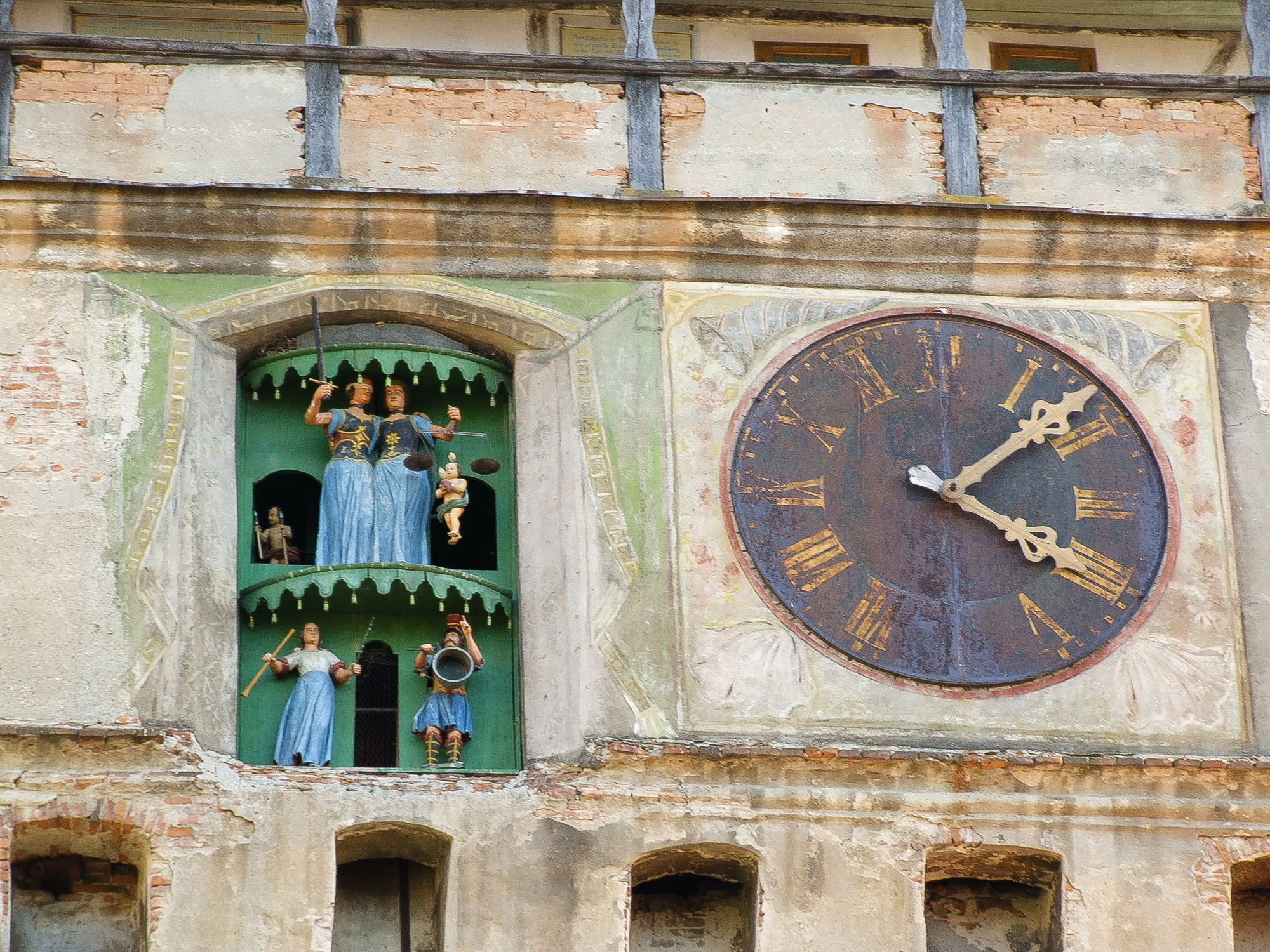 Clock tower in Sighisoara Romania