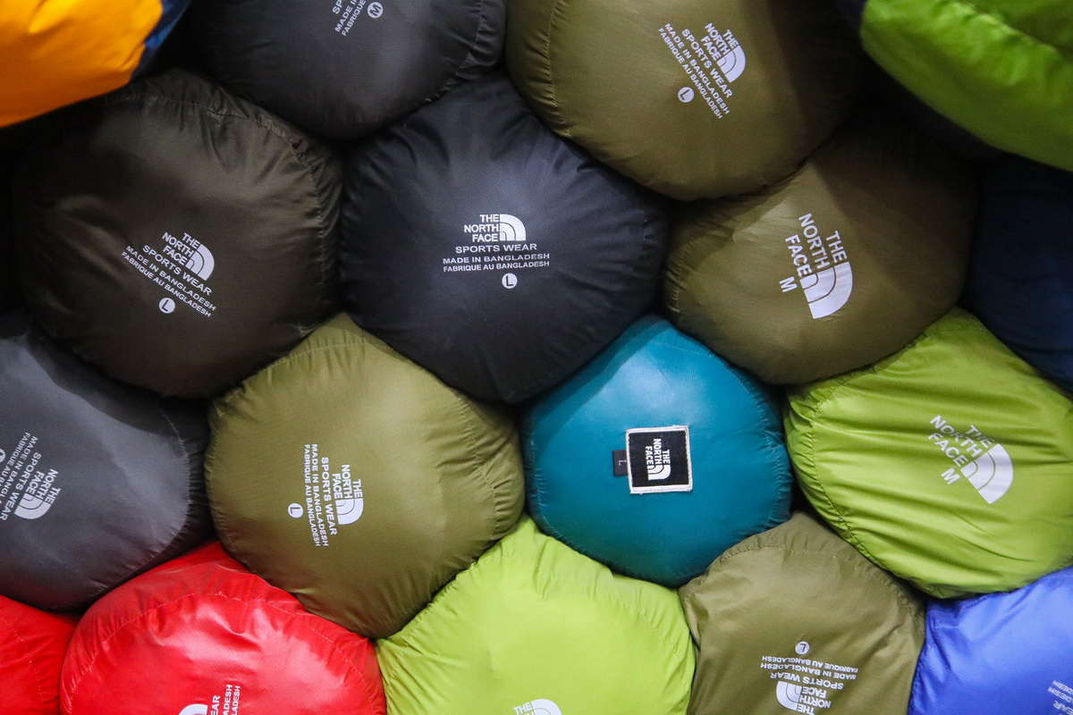 Folded Sleeping Bags in Nepal