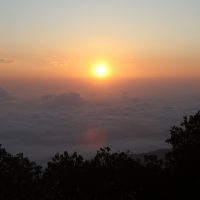 Sunrise on Panchase Peak