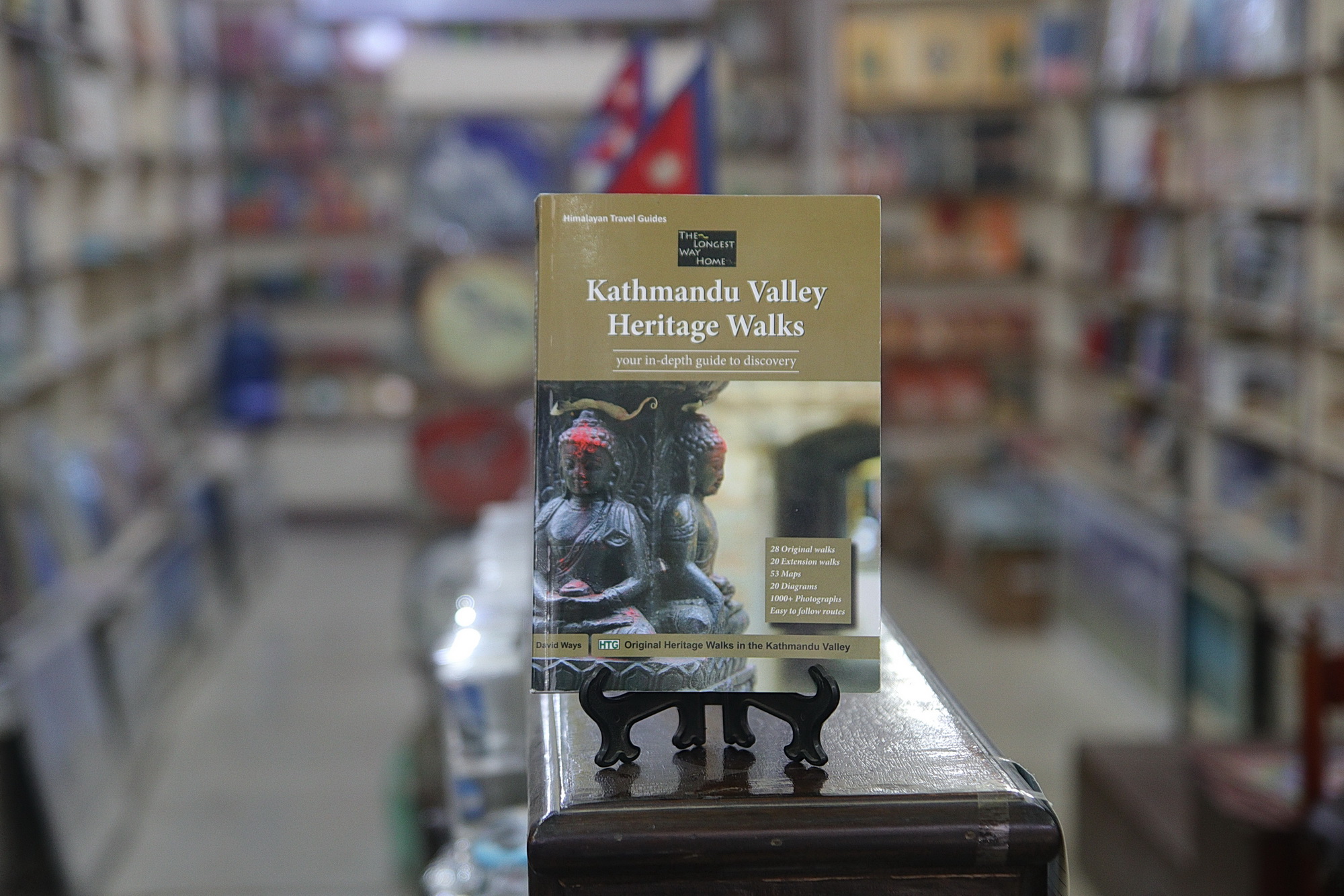 Kathmandu Valley Heritage book in bookshop